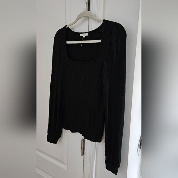 Z Supply Black Ribbed Women's Top - Picture 4 of 4